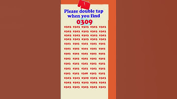 For You To Spot 0309 within 5 Seconds  #observation #skills , Visual Test: . #search #puzzle #shorts
