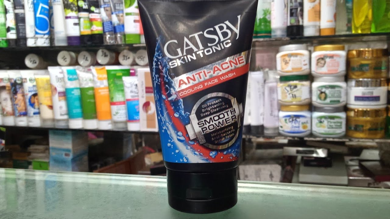 Gatsby skin tonic Anti Acne face wash.best men face wash oil control