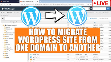 [🔴LIVE] How to Migrate your WordPress site from one Domain to another?