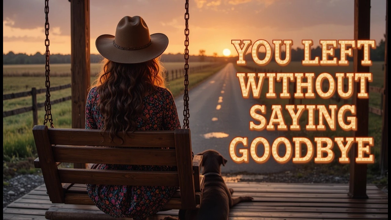 You Left Without Saying Goodbye | Sad Classic Country 80s | Female Voice