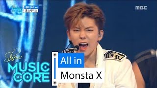 [HOT] Monsta X - All in, 몬스타엑스 - 걸어(All in) Show Music core 20160625