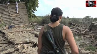 Обстрел  поселка Донецкого