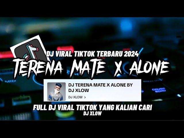 DJ TERENA MATE X ALONE || DJ XLOW BY RONIX FVNKY class=