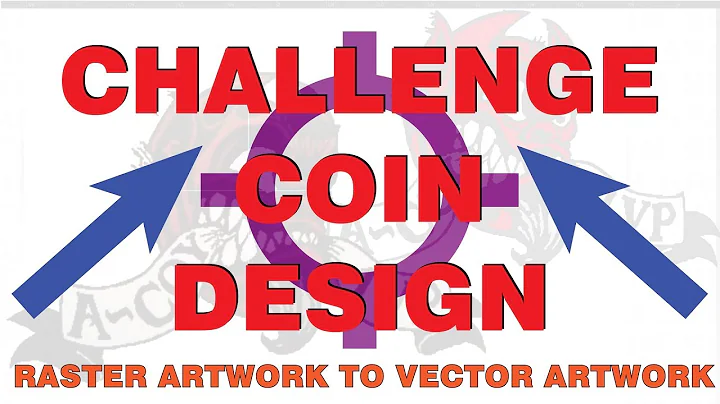 Challenge Coin Design - Time Lapse - Raster Artwork to Vector Artwork Conversion
