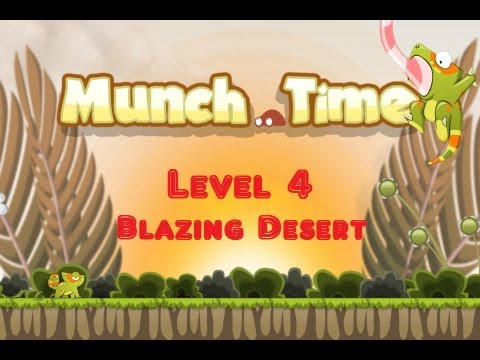 Munch Time / Blazing Desert / Level 4 / All Three Stars / Прохождение Munch Time все три звезды