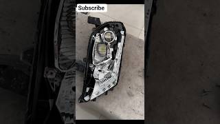 LED Bifocal Projector Lens Upgrade|Car Headlight Mod #Shorts