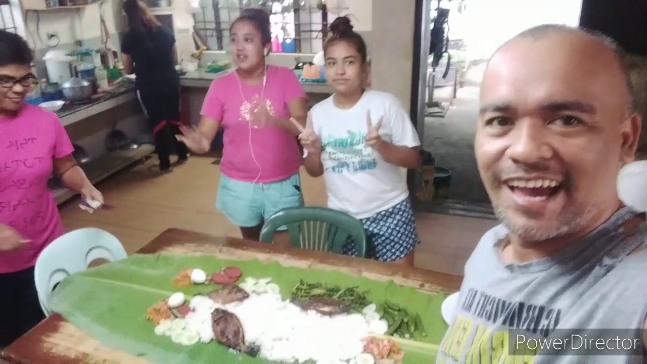 Baldavid Family Boodle Fight ❤️😋