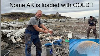 Huge piles of gold in Nome Alaska !