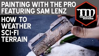 How to Weather Sci-Fi Terrain - Painting With the Pro