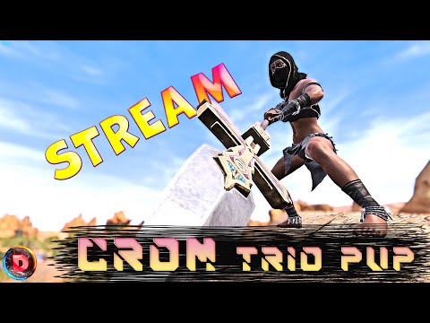 Видео: Conan Exiles CROM Trio СТАРТ День 1