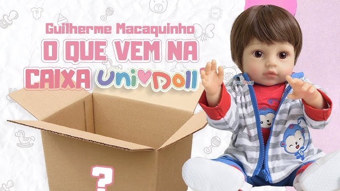 Boneco Bebê Reborn Realista Menino Guilherme Jacaré UniDoll :  : Brinquedos e Jogos