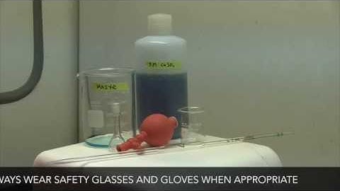 How To Use A Volumetric Pipet