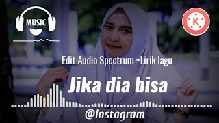 CARA Edit AUDIO SPECTRUM dan Lirik lagu Di KINEMASTER
