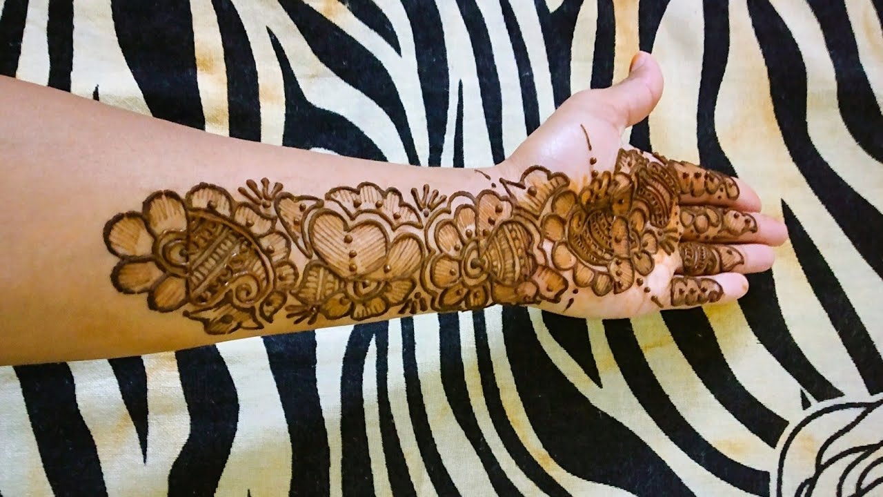 henna artikel 1234 Amazing Mehndi Trick ||Easy Arabic Mehndi Design Trick || Latest mehndi design for front hand