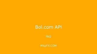 Bol.com API screenshot 5
