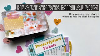 Heart Check Mini Album | Base Pages | Class Resources