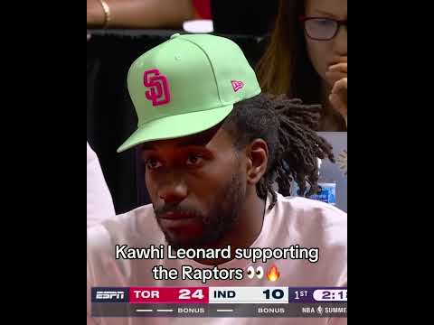 Kawhi at Summer League supporting the youngins 🫡