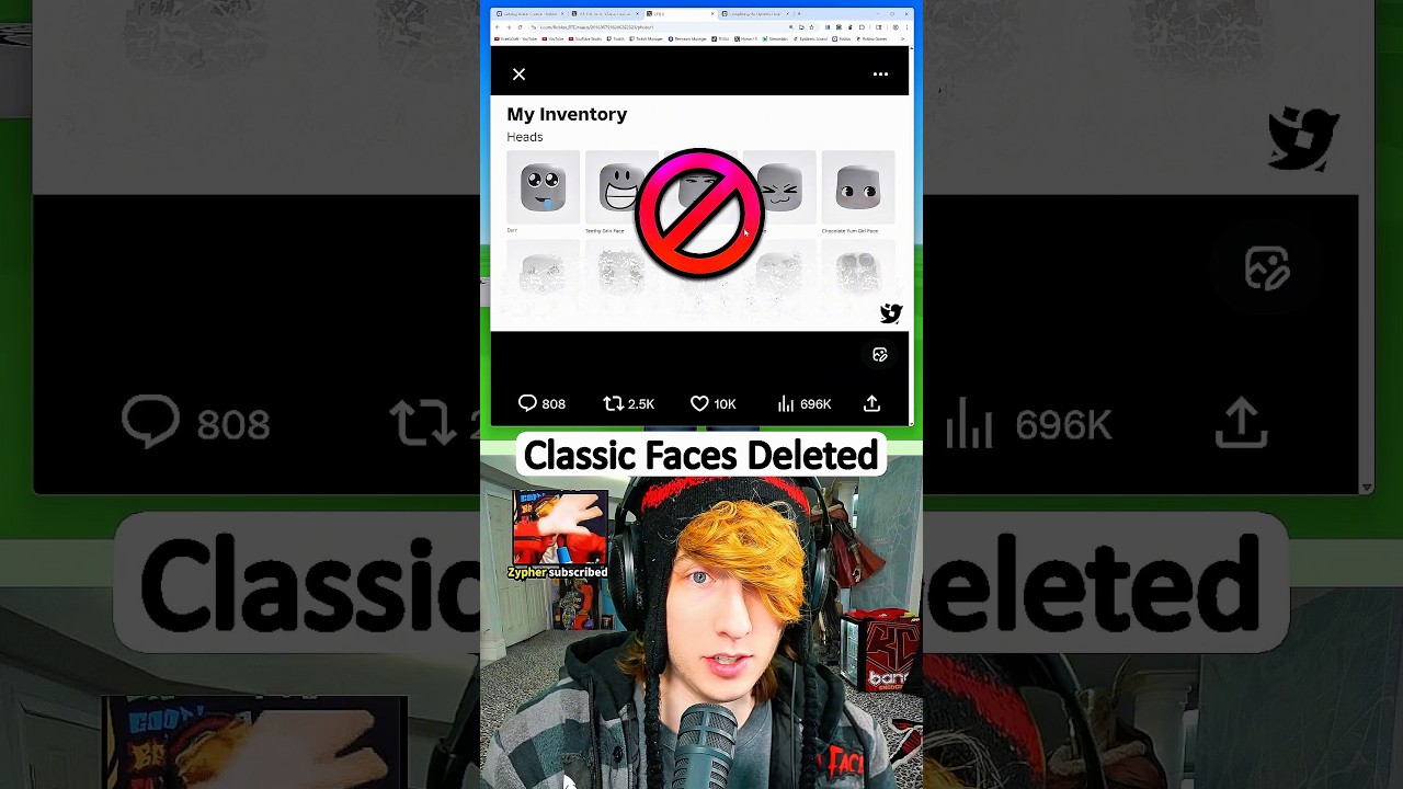 roblox is deleting classic faces