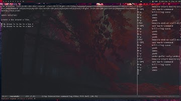 emacs vimgolf box a line
