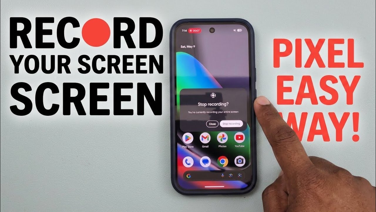 How to record screen on Google Pixel - YouTube