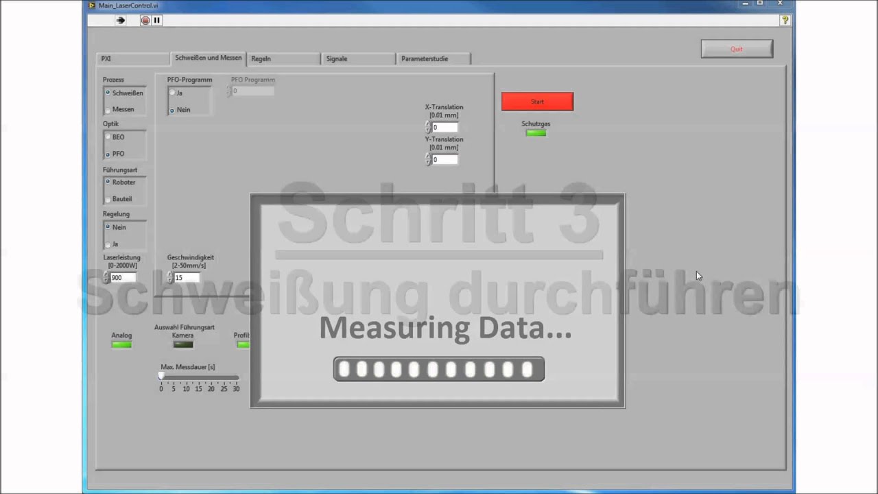 ZeMA Lasermaterialbearbeitung Schweißvorgang