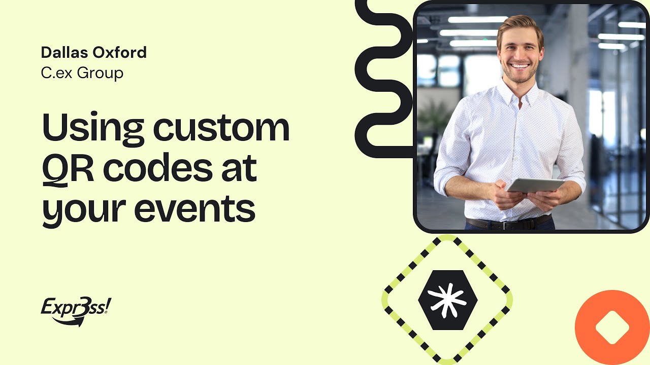 Using custom QR codes at your events | C.ex Group