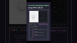 Futuristic Navigation Menu using #html  #css  #and  #javascript  #webdevelopment  #viralvideo