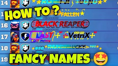 How to Do Fancy Names in Frag 🤔 - Full Tutorial