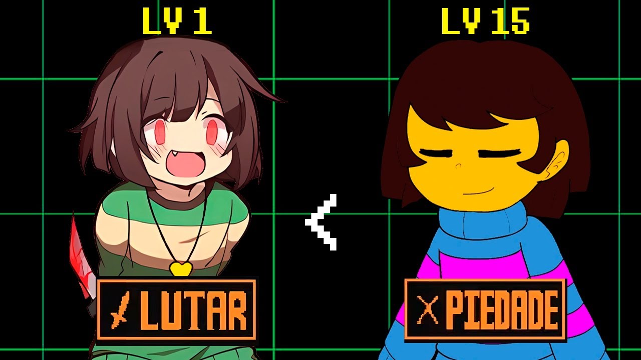 Undertale, mas eu ganho EXP poupando