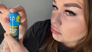 Asmr Push Pop, Mouth Sounds And A Super Blue Tongue