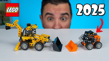 LEGO Technic 42197 Backhoe Loader & 30710 Skid-Steer Loader