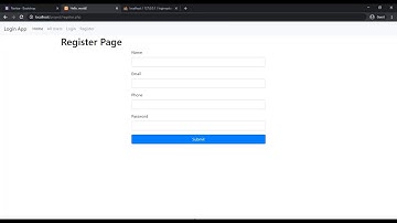 User Registration System Using PHP And MySQL Database | PHP MySQL Tutorial | For Beginners - PART 1
