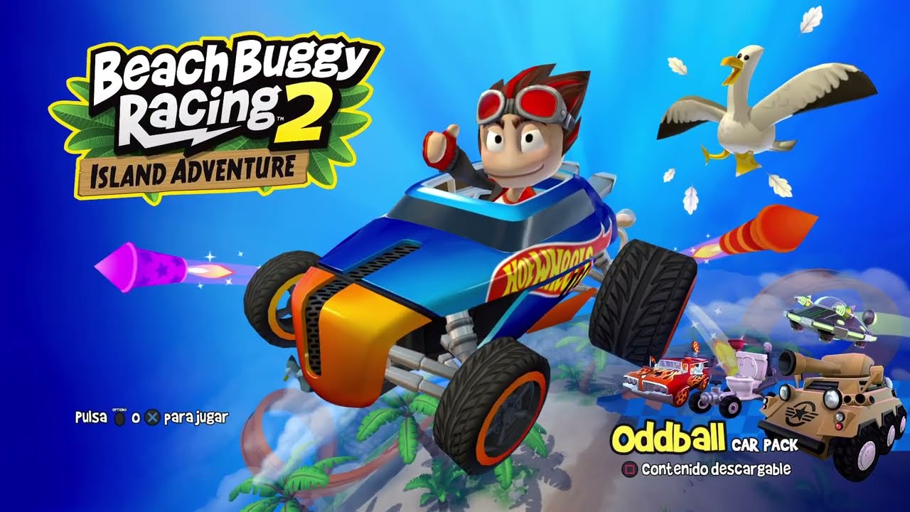 jugando a Beach Buggy Racing 2  Island Adventure en ps5