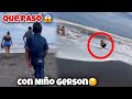 🚨Llego la hora del chapuzón en el mar😳 pero pasó algo Que pasó con niño Gerson?😢