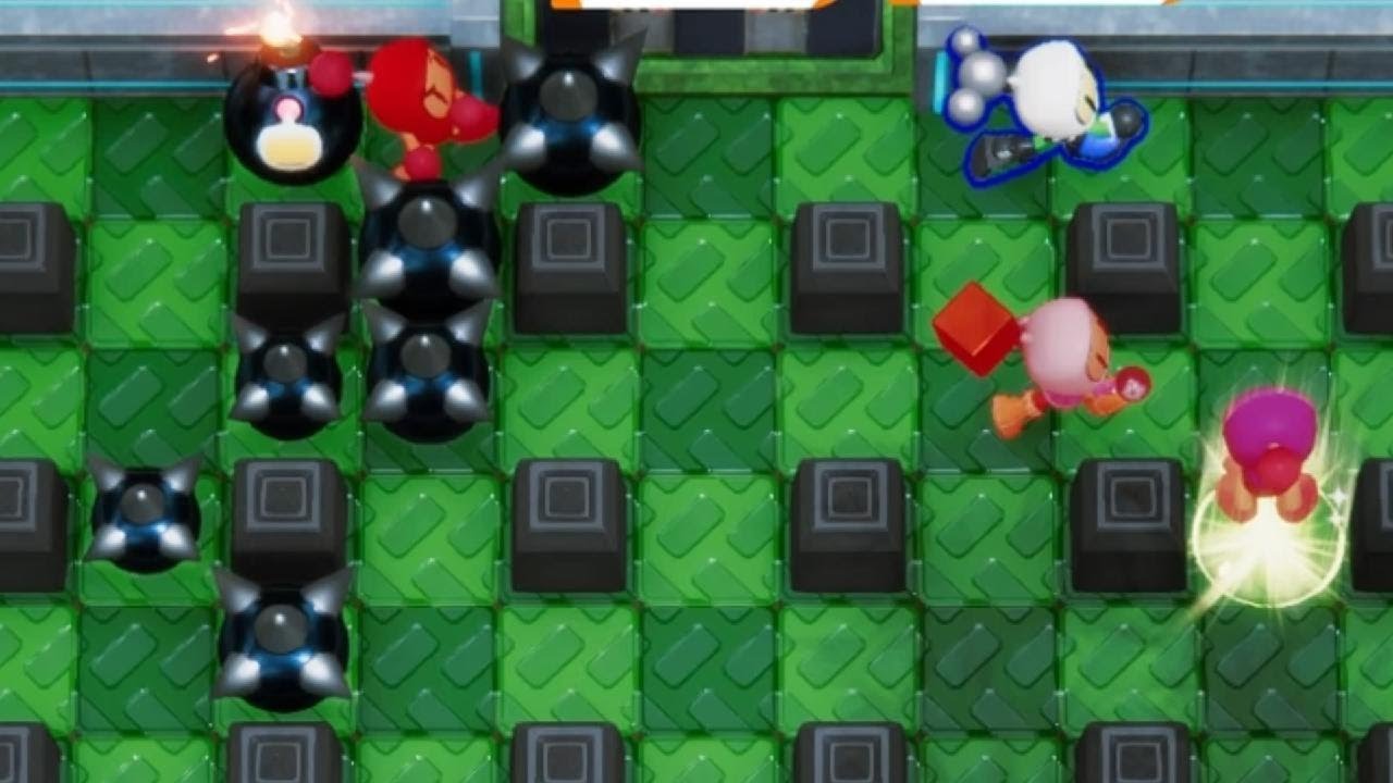 💧💣 MOWING THE LAWN with BOMBS SUPER BOMBERMAN R 2 battle 64 - YouTube