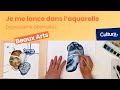 Je me lance dans l'aquarelle : expressions abstraites