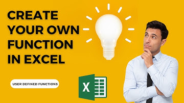 Create your own functions in excel | Custom Functions and formulas | User Defined Function| Advanced