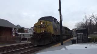 #431 CSX D765 Double Stack Trash Train.