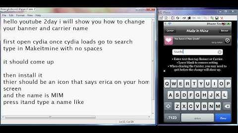 How to change your ipods carrier name