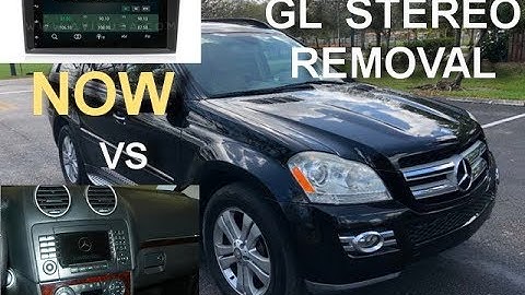 How to Remove/Upgrade Mercedes GL ML R Class Car Stereo with Android - Do it yourself Laslo Pataki