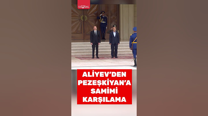 Azerbaycan Cumhurbaşkanı Aliyev İran Cumhurbaşkanı Pezeşkiyan'ı böyle karşıladı #shorts #keşfet