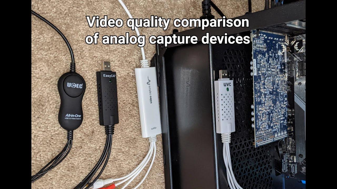 Analog video capture device comparison YouTube