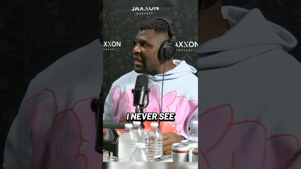Ngannou INSANE questions🤣#shorts