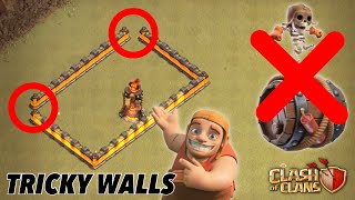 Tricky Wall Gap Technique | Clash of Clans Base Building screenshot 4