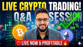 🔴LIVE: Price Action Masterclass 📈 Live Crypto Trading with Chart Flow01