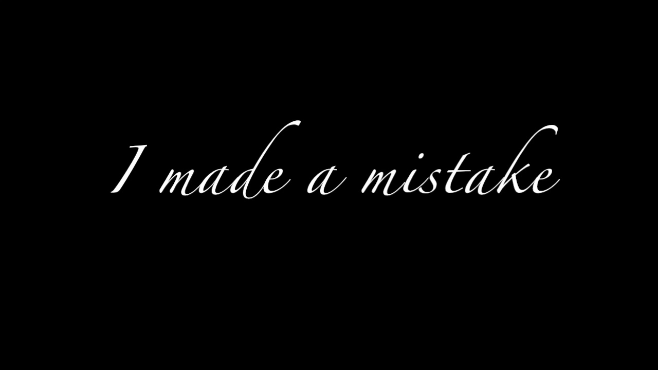 Oral Text : I made a mistake - YouTube