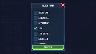 Jedi Master Luke Skywalker counter!  Just 2 Sith is enough to defeat Jedi Master Luke Skywalker