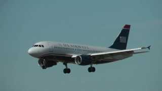 [HD] US Airways Airbus A319-112 Philadelphia Intl Airport