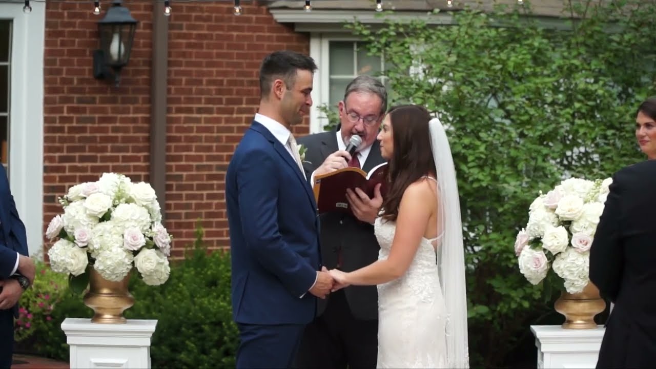 Simsbury Inn in Simsbury, CT Wedding Ceremony!