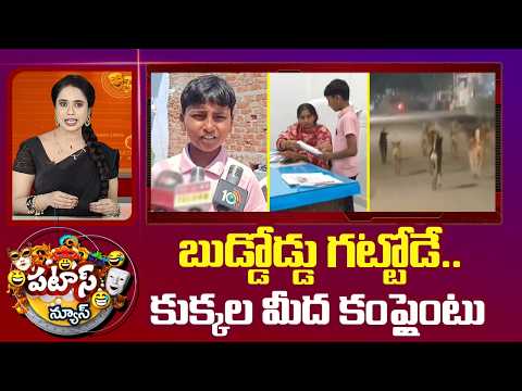 బుడ్డోడ్డు గట్టోడే..కుక్కల మీద కంప్లైంటు |Brave Young Boy Complains On Stray Dogs |Patas News | 10TV - 10TVNEWSTELUGU